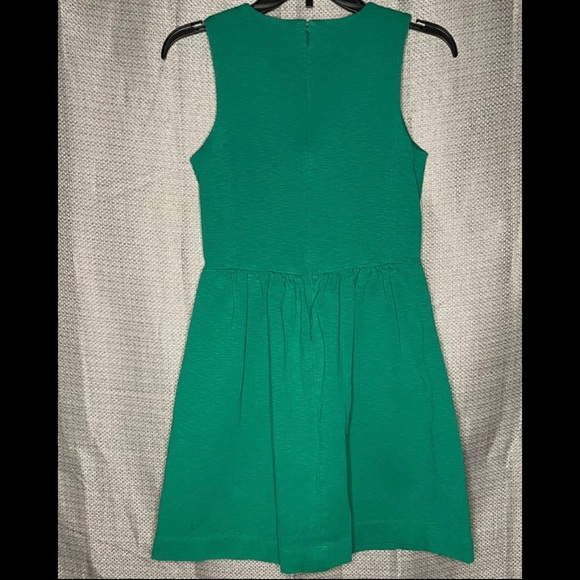 Green J Crew Factory Dress w/ Pockets - Picture 4 of 8